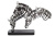 Статуэтка "Зебра" серебряная D6236